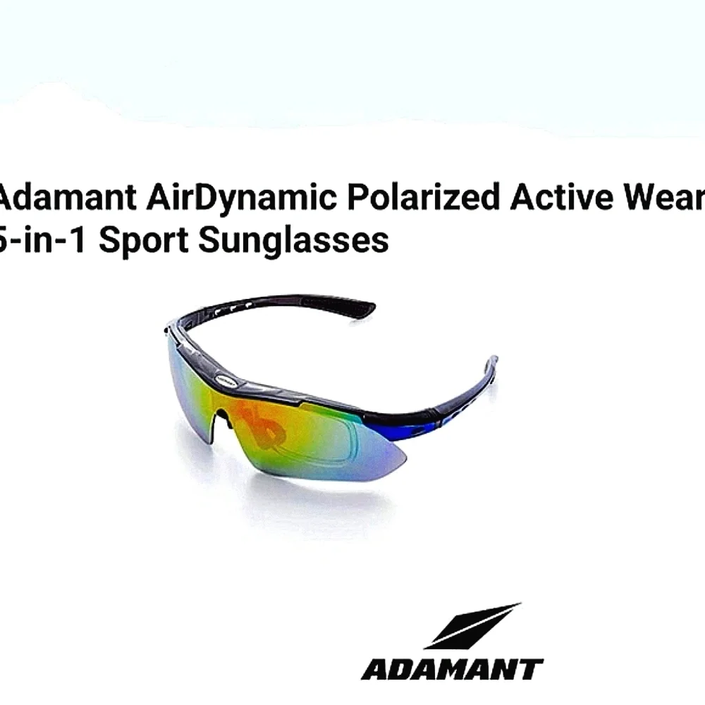 5 In 1 Lens Wrap Sunglasses Sporty Athletics Men And Women's Sunglasses - Picture 11 of 11